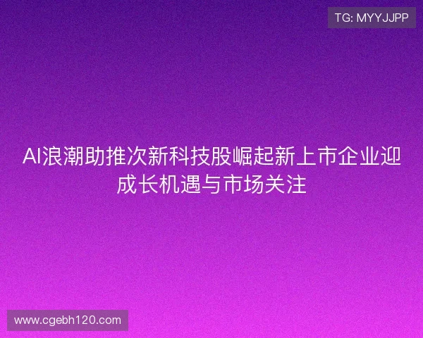 AI浪潮助推次新科技股崛起新上市企业迎成长机遇与市场关注 AI浪潮助推次新科技股崛起新上市企业迎成长机遇与市场关注